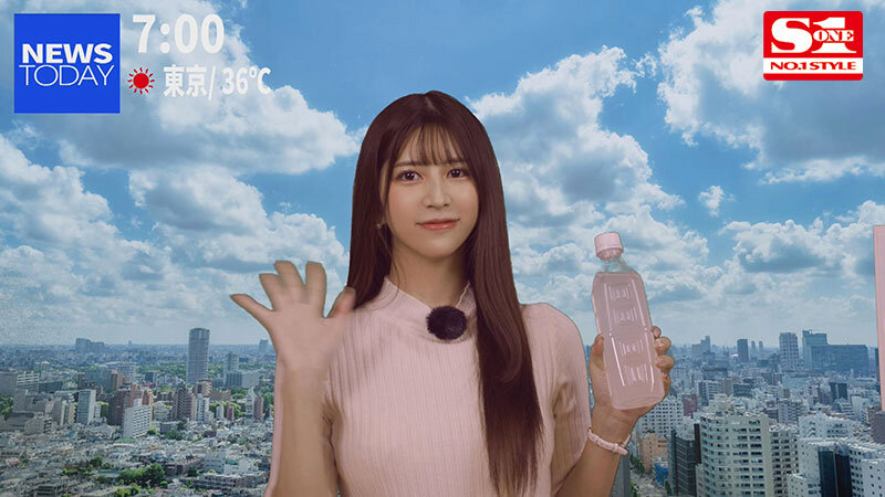 上には決して逆らえないお天気お姉さん、過激セクハラに耐え続けた結果…とうとうチ●ポを欲しがり始める。 七ツ森りり 1枚目